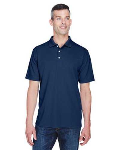 Ultraclub 8445 Men's Cool & Dry Stain-Release Performance Polo - Navy - HIT a Double