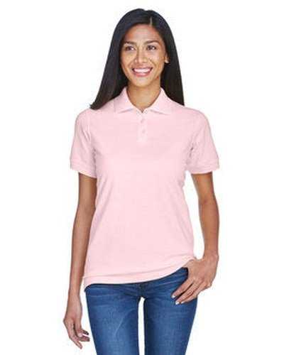 Ultraclub 8530 Ladies&#39; Pique Polo - Pink - HIT a Double