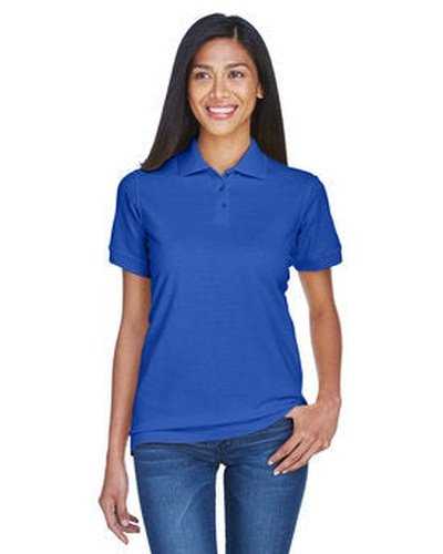 Ultraclub 8530 Ladies&#39; Pique Polo - Royal - HIT a Double
