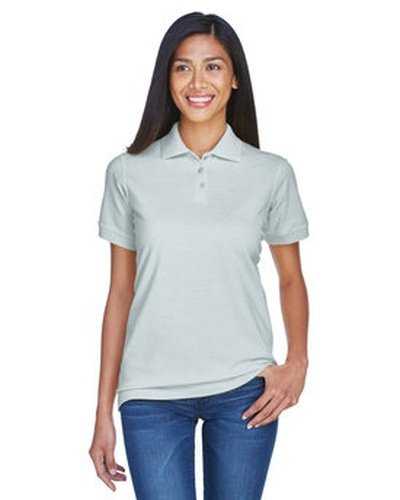 Ultraclub 8530 Ladies' Pique Polo - Silver - HIT a Double