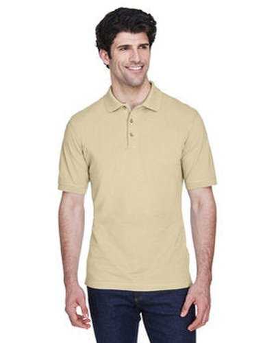 Ultraclub 8535 Men&#39;s Pique Polo - Putty - HIT a Double