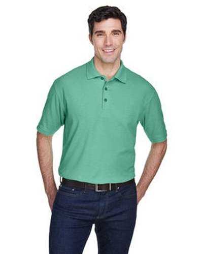Ultraclub 8540 Men&#39;s Whisper Pique Polo - Leaf - HIT a Double