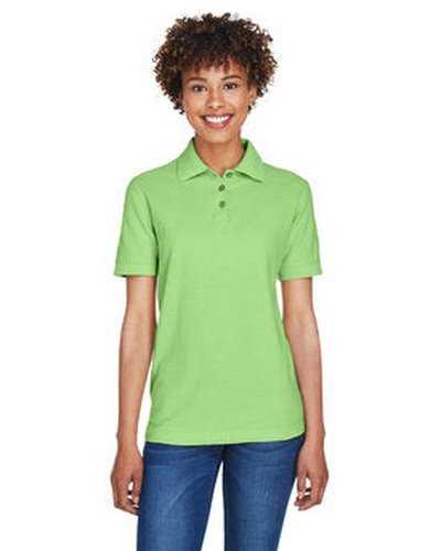 Ultraclub 8541 Ladies&#39; Whisper Pique Polo - Apple - HIT a Double