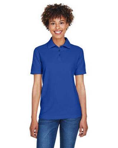 Ultraclub 8541 Ladies&#39; Whisper Pique Polo - Royal - HIT a Double