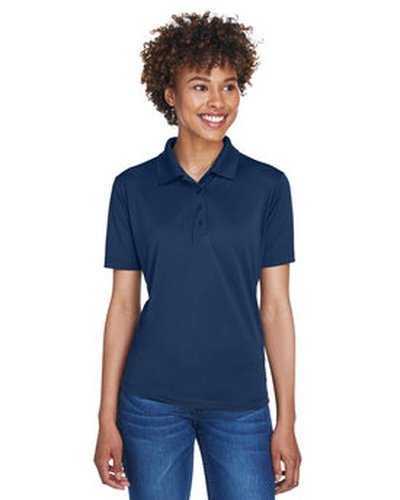 Ultraclub 8610L Ladies&#39; Cool &amp; Dry 8-Star Elite Performance Interlock Polo - Navy - HIT a Double