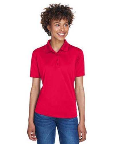 Ultraclub 8610L Ladies&#39; Cool &amp; Dry 8-Star Elite Performance Interlock Polo - Red - HIT a Double