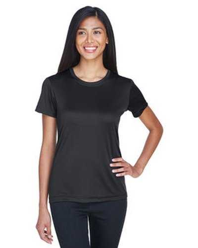 Ultraclub 8620L Ladies&#39; Cool &amp; Dry Basic Performance T-Shirt - Black - HIT a Double
