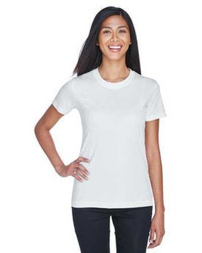 Ultraclub 8620L Ladies&#39; Cool &amp; Dry Basic Performance T-Shirt - White - HIT a Double