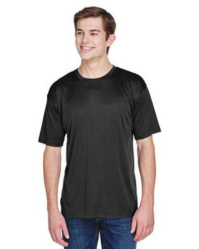 Ultraclub 8620 Men&#39;s Cool &amp; Dry Basic Performance T-Shirt - Black - HIT a Double
