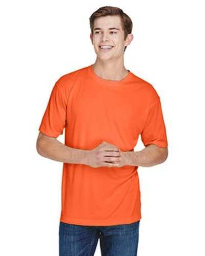 Ultraclub 8620 Men&#39;s Cool &amp; Dry Basic Performance T-Shirt - Bright Orange - HIT a Double