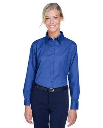 Ultraclub 8976 Ladies&#39; Whisper Twill - Royal - HIT a Double