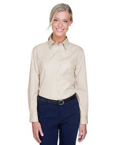 Ultraclub 8976 Ladies' Whisper Twill - Stone - HIT a Double