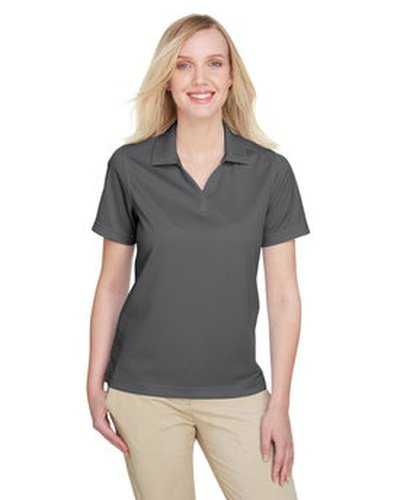 Ultraclub UC102W Ladies&#39; Cavalry Twill Performance Polo - Charcoal Black - HIT a Double
