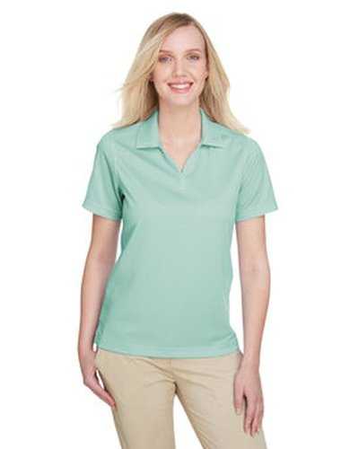 Ultraclub UC102W Ladies' Cavalry Twill Performance Polo - White Jade - HIT a Double