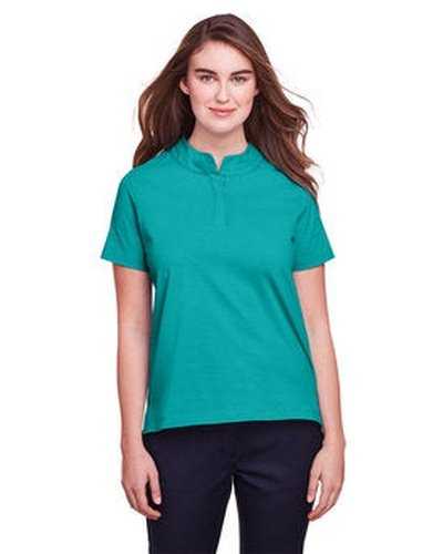 Ultraclub UC105W Ladies&#39; Lakeshore Stretch Cotton Performance Polo - Jade - HIT a Double