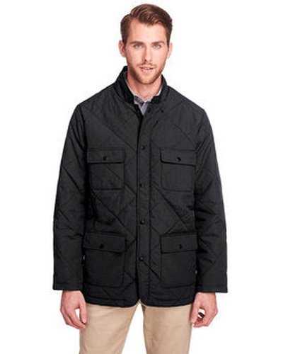 Ultraclub UC708 Men&#39;s Dawson QuiLIGHTed Hacking Jacket - Black - HIT a Double