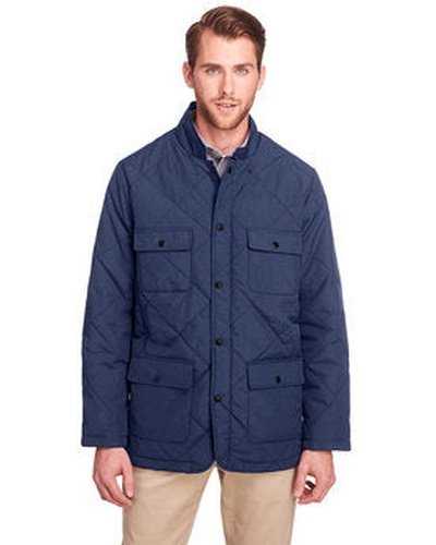 Ultraclub UC708 Men&#39;s Dawson QuiLIGHTed Hacking Jacket - Navy - HIT a Double