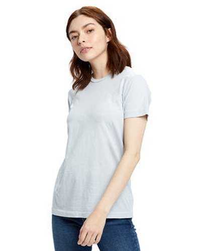 US Blanks US100GD Ladies' 45 oz Short-Sleeve Garment-Dyed Jersey Crew - Dusty Blue - HIT a Double