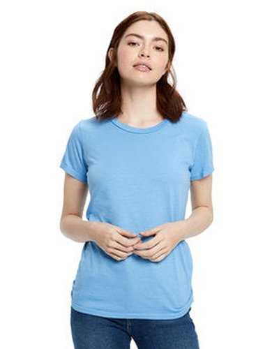 US Blanks US100 Ladies' Made In USA Short Sleeve Crew T-Shirt - Big Blue - HIT a Double