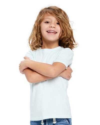 US Blanks US2001K Toddler Organic Cotton Crewneck T-Shirt - Light Blue - HIT a Double