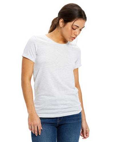 US Blanks US222 Ladies' Short-Sleeve Triblend Crew - Ash - HIT a Double