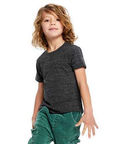 US Blanks US2500K Toddler Tri-Blend Crewneck T-Shirt - Tri Charcoal - HIT a Double