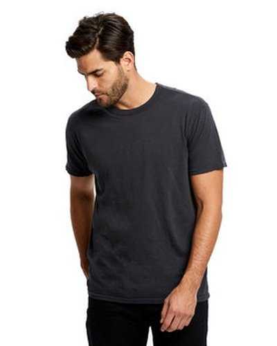 US Blanks US3200 Men's Short-Sleeve Slub Crewneck T-Shirt Garment-Dyed - Vintage Black - HIT a Double