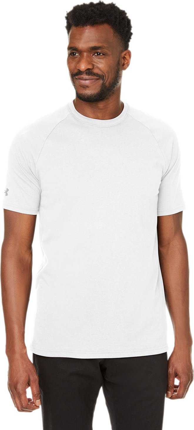 Under Armour 1360695 Unisex Athletics T-Shirt - White Mod-Gray