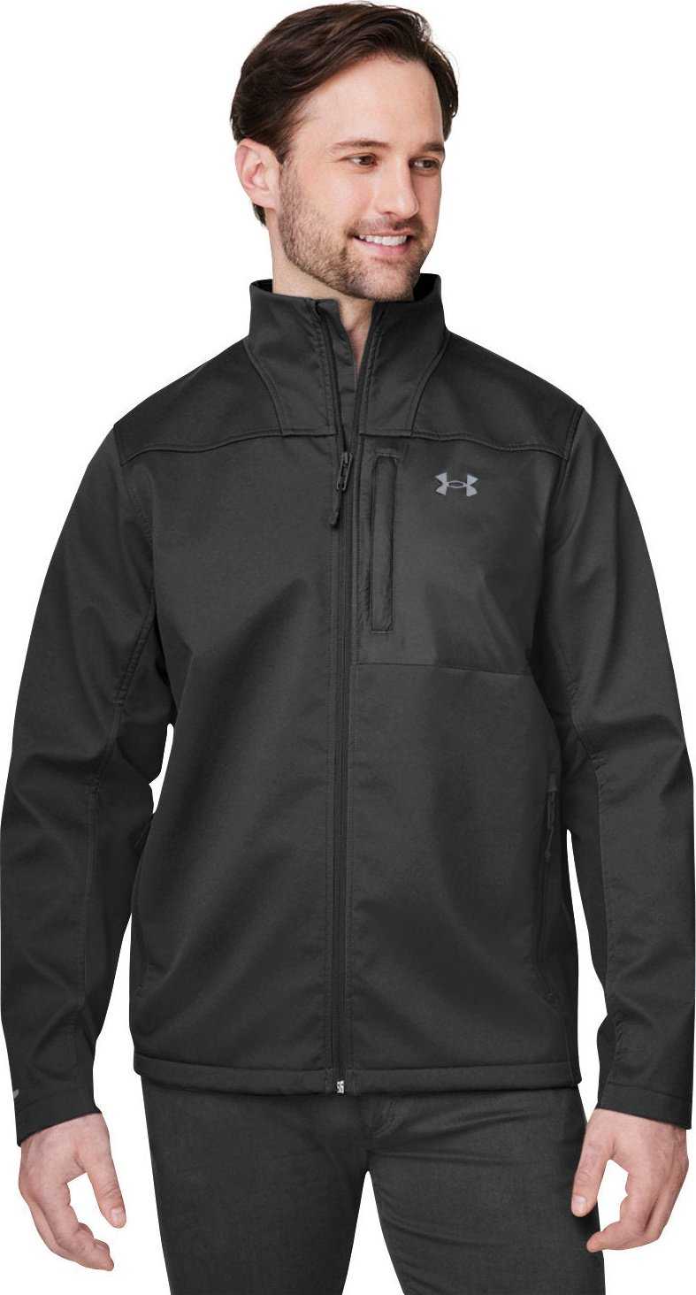 Under Armour 1371586 Mens Coldgear Infrared Shield 2.0 Jacket - Black Pitch Gray