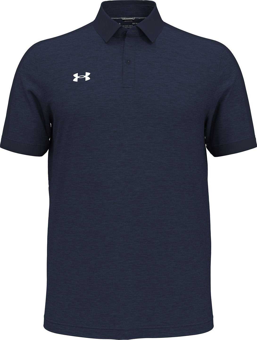 Under Armour 1376907 Mens Trophy Level Polo - Midnight Navy White