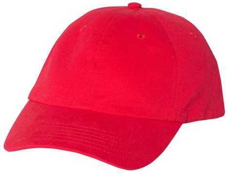 Valucap VC200 Brushed Twill Cap - Red - HIT a Double