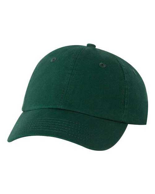 Valucap VC300A Adult Bio-Washed Classic Dads Cap - Forest Green - HIT a Double