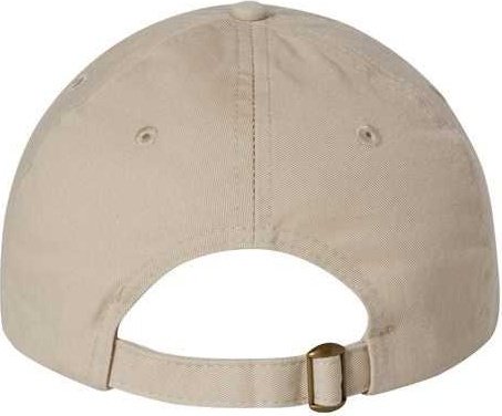 Valucap VC300A Adult Bio-Washed Classic Dads Cap - Stone - HIT a Double