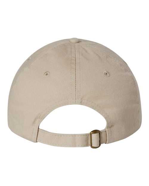Valucap VC300A Adult Bio-Washed Classic Dads Cap - Stone - HIT a Double