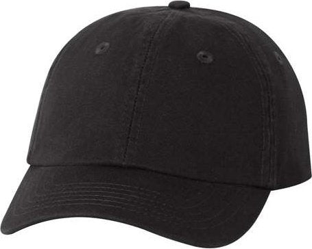 Valucap VC300Y Small Fit Bio-Washed Dad&#39;s Cap - Black - HIT a Double