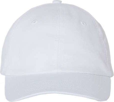 Valucap VC300Y Small Fit Bio-Washed Dad&#39;s Cap - White - HIT a Double