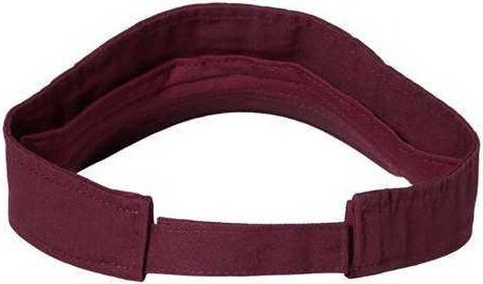 Valucap VC500 Bio-Washed Visor - Maroon - HIT a Double