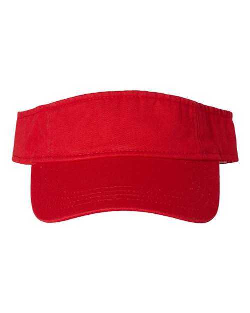 Valucap VC500 Bio-Washed Visor - Red - HIT a Double