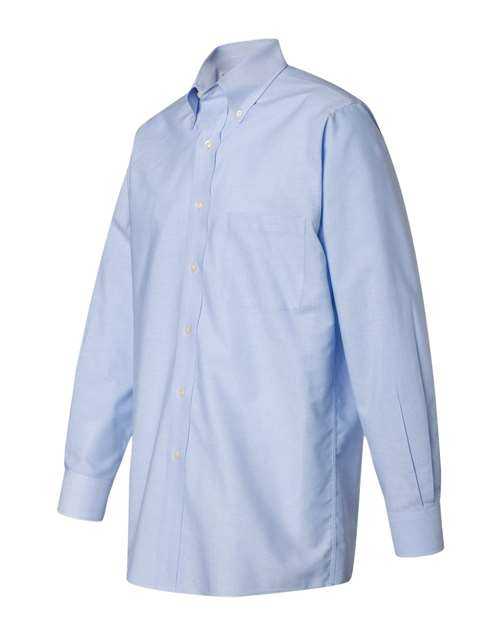 Van Heusen 13V0067 Pinpoint Oxford Shirt - Blue - HIT a Double