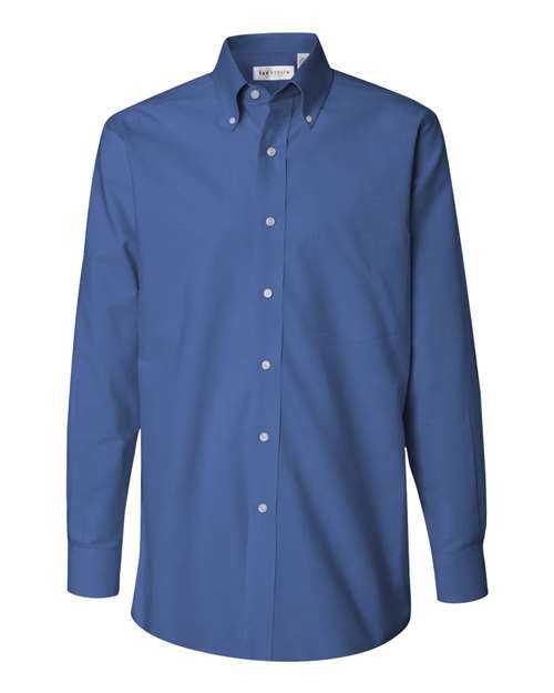 Van Heusen 13V0067 Pinpoint Oxford Shirt - English Blue - HIT a Double