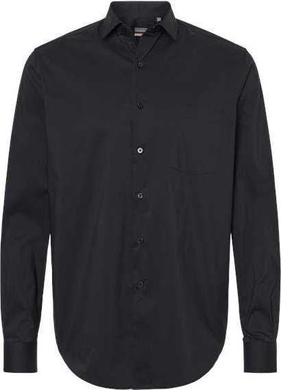 Van Heusen 13V0476 Stainshield Essential Shirt - Black - HIT a Double - 1