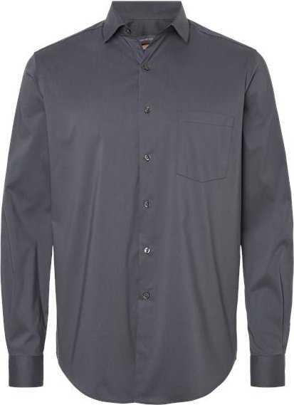 Van Heusen 13V0476 Stainshield Essential Shirt - Iron Gate - HIT a Double - 1