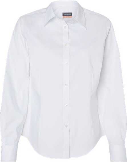 Van Heusen 13V0480 Women's Stainshield Essential Shirt - White" - "HIT a Double