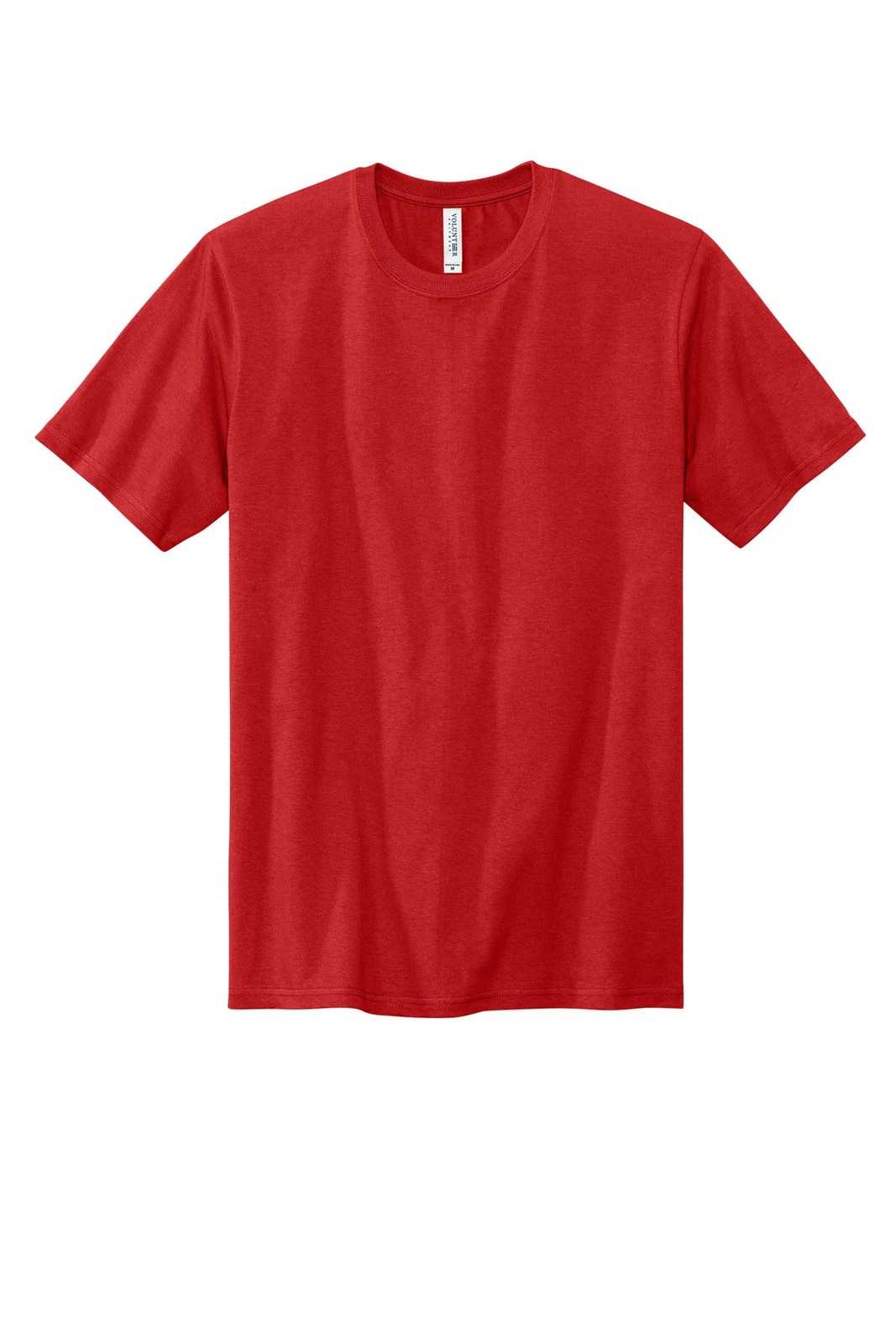 Volunteer Knitwear VL100 All-American Tee - Flag Red - HIT a Double - 1