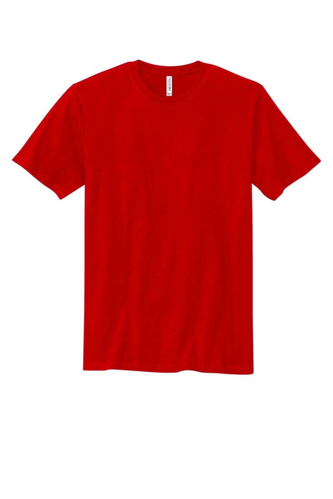 Volunteer Knitwear VL60 Chore Tee - Flag Red - HIT a Double - 1