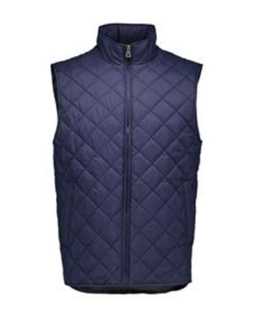 Weatherproof 207359 Vintage Diamond Quilted Vest - Navy - HIT a Double