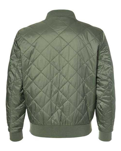 Weatherproof 21752 HeatLast Quilted Packable Bomber - Olive Grey - HIT a Double