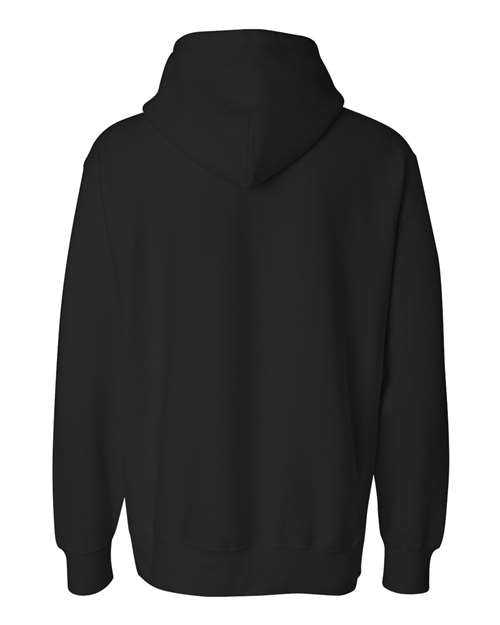 Weatherproof 7700 Cross Weave Hooded Sweatshirt - Black - HIT a Double