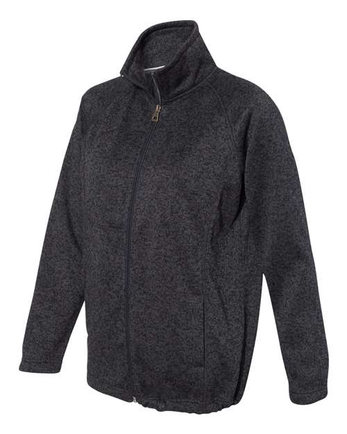 Weatherproof W198013 Womens Vintage Sweaterfleece Full-Zip Sweatshirt - Asphalt - HIT a Double