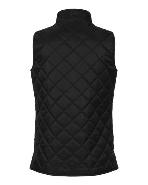 Weatherproof W207359 Women's Vintage Diamond Quilted Vest - Black - HIT a Double